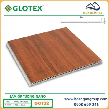 Tấm Nhựa Ốp Trần Nano Giả Vân Gỗ Glotex GOT02