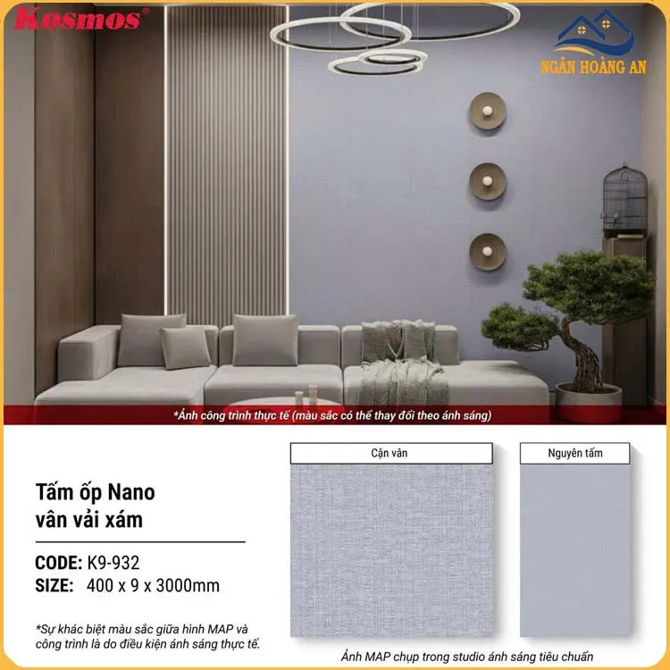 Ứng Dụng Của Tấm Ốp Nano Kosmos K9-932 Trong Không Gian Sống