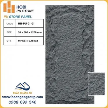 Tấm Ốp Tường PU Giả Đá Hobi Wood HB-PU01-01
