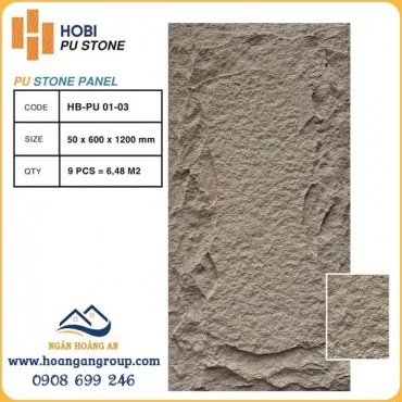 Tấm Ốp Tường PU Giả Đá Hobi Wood HB-PU01-03