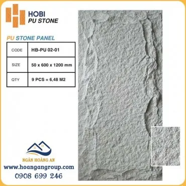 Tấm Ốp Tường PU Giả Đá Hobi Wood HB-PU02-01
