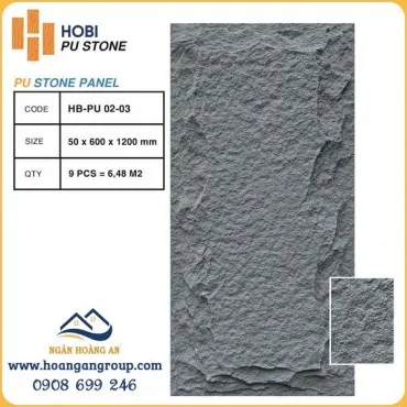 Tấm Ốp Tường PU Giả Đá Hobi Wood HB-PU02-03