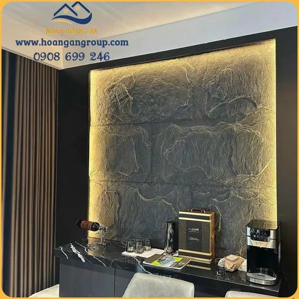 Tấm Ốp Tường PU Giả Đá Hobi Wood Tại Tân Bình TPHCM Tấm Ốp Tường PU Giả Đá Hobi Wood Tại Tân Bình TPHCM