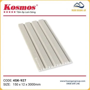 Tấm Ốp Tường Lam 4 Sóng Kép Giả Vân Vải Kosmos 4SK-927
