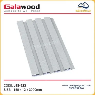 Tấm Ốp Tường Lam 4 Sóng Nhựa Giả Vân Vải Galawood L4S-923
