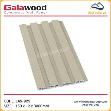 Tấm Ốp Tường Lam 4 Sóng Nhựa Giả Vân Vải Galawood L4S-925