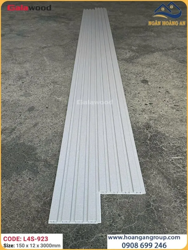 Tấm Ốp Tường Lam 4 Sóng Nhựa Giả Vân Vải Galawood L4S-923 Tấm Ốp Tường Lam 4 Sóng Nhựa Giả Vân Vải Galawood L4S-923