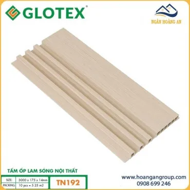 Tấm Ốp Tường Lam Sóng Nhựa Vân Gỗ Glotex TN192