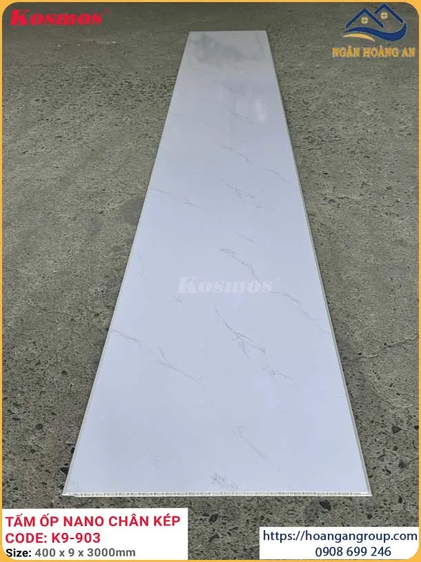 Tấm Ốp Tường Nano Chân Kép Giả Vân Đá Kosmos K9-903