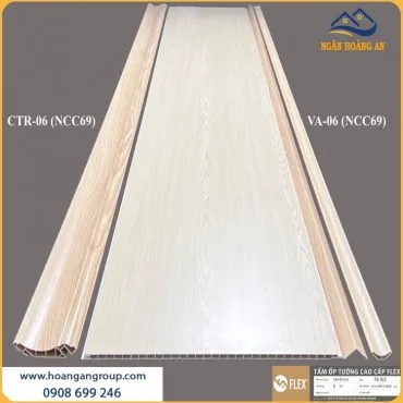 Tấm Ốp Tường Nano Giả Gỗ Flex FG102 Cắt Theo Yêu Cầu