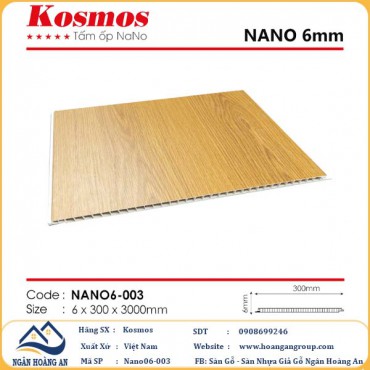 Tấm Ốp Tường Nano Kosmos Dày 6mm Nano06-003