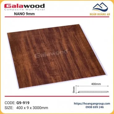 Tấm Ốp Nano Nhựa Giả Gỗ Galawood G9-919