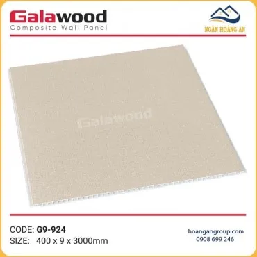 Tấm Ốp Tường Nano Nhựa Giả Vân Vải  Galawood G9-924