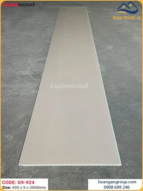 Tấm Ốp Tường Nano Nhựa Giả Vân Vải  Galawood G9-924