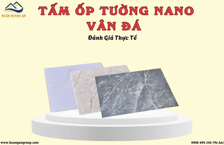 Tấm Ốp Tường Nano Vân Đá Trắng Vân Mây Là Gì? Đánh Giá Thực Tế