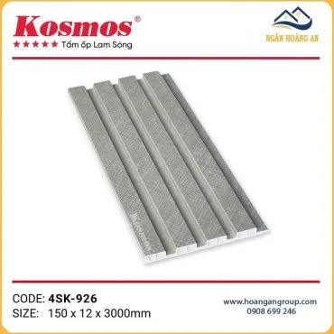 Tấm Ốp Tường Nhựa Lam 4 Sóng Kép Kosmos 4SK-926