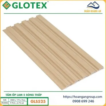 Tấm Ốp Tường Nhựa Lam 5 Sóng Thấp Glotex GLS-525