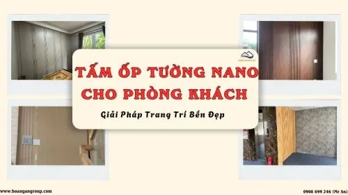 Tấm Ốp Tường Nhựa Nano Cho Phòng Khách – Giải Pháp Trang Trí Bền Đẹp