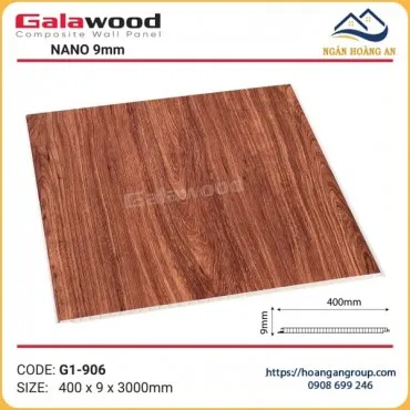 Tấm Ốp Trần Nano Nhựa Giả Gỗ Galawood G1-906