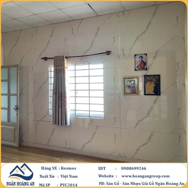 Tấm Ốp Tường PVC Giả Đá Kosmos Tại Bình Tân TPHCM