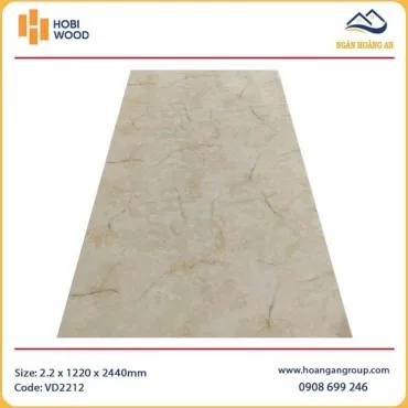 Tấm Ốp Tường PVC Nhựa Giả Vân Đá Hobiwood VD2212