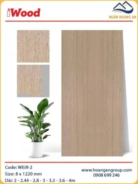 Tâm Ốp Tường Sợi Than Tre Đa Năng iWood WEiR-2