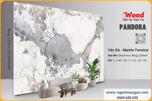 Tấm Ốp Tường Sợi Than Tre Đa Năng Pandora Iwood