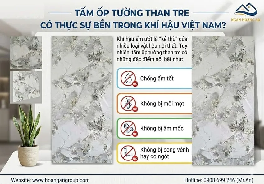 Tấm Ốp Tường Than Tre Có Thực Sự Bền Trong Khí Hậu Việt Nam?