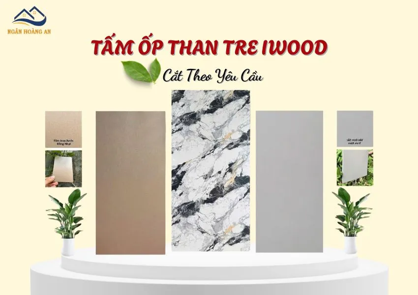 Tấm Ốp Than Tre Đa Năng iWood Cắt Theo Yêu Cầu
