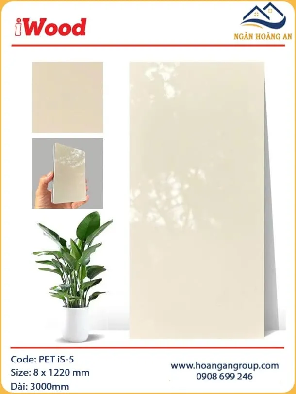 Tấm Ốp Tường Than Tre Đa Năng iWood iS-5