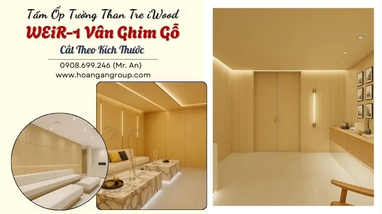 Tấm Ốp Tường Than Tre iWood WEiR-1 Vân Ghim Gỗ Cắt Theo Kích Thước Tấm Ốp Tường Than Tre iWood WEiR-1 Vân Ghim Gỗ Cắt Theo Kích Thước