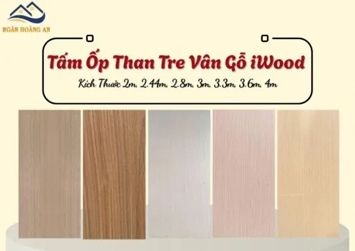 Tấm Ốp Tường Than Tre Vân Gỗ Iwood Cắt Kích Thước Yêu Cầu Tại Đồng Nai