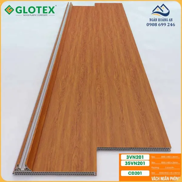 Tấm Vách Ngăn Phòng Khách Glotex VN201