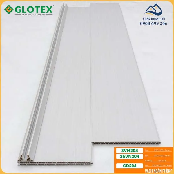 Tấm Vách Ngăn Phòng Khách Glotex VN204