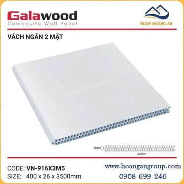 Vách Ngăn Nhựa 2 Mặt Vân Giấy Galawood VN-916X3M5