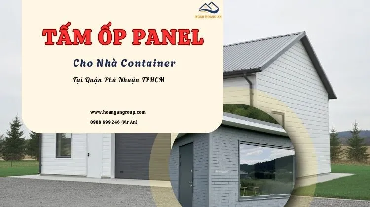 Tấm Panel Cách Nhiệt Cho Nhà Container Tại Quận Phú Nhuận TPHCM