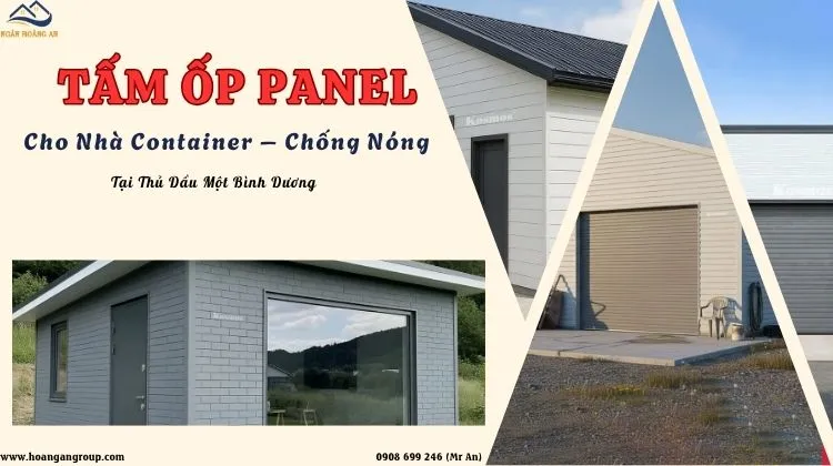 Tấm Panel Cho Nhà Container – Chống Nóng Tại Thủ Dầu Một Bình Dương