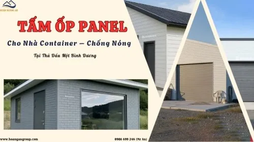 Tấm Panel Cho Nhà Container – Chống Nóng Tại Thủ Dầu Một Bình Dương