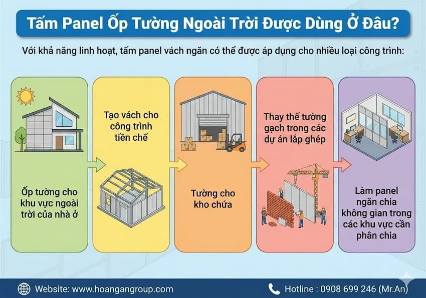 Tấm Panel Ốp Tường Ngoài Trời Được Dùng Ở Đâu? Tấm Panel Ốp Tường Ngoài Trời Được Dùng Ở Đâu?