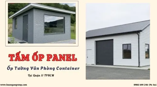 Tấm Panel Ốp Tường Văn Phòng Container Tại Quận 11 TPHCM