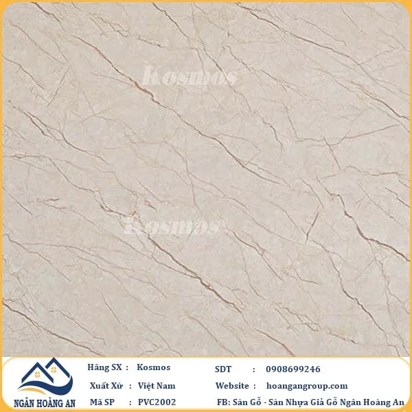 Tấm Nhựa Ốp Tường PVC Giả Đá Kosmos