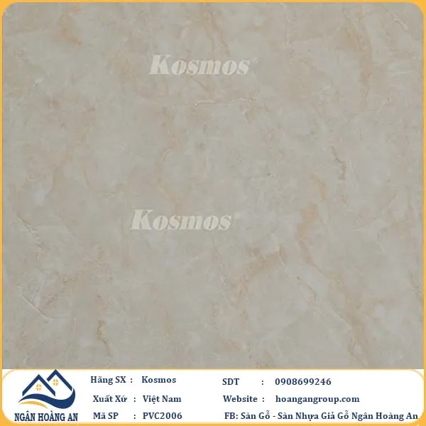 Tấm Nhựa Ốp Tường PVC Giả Đá Kosmos