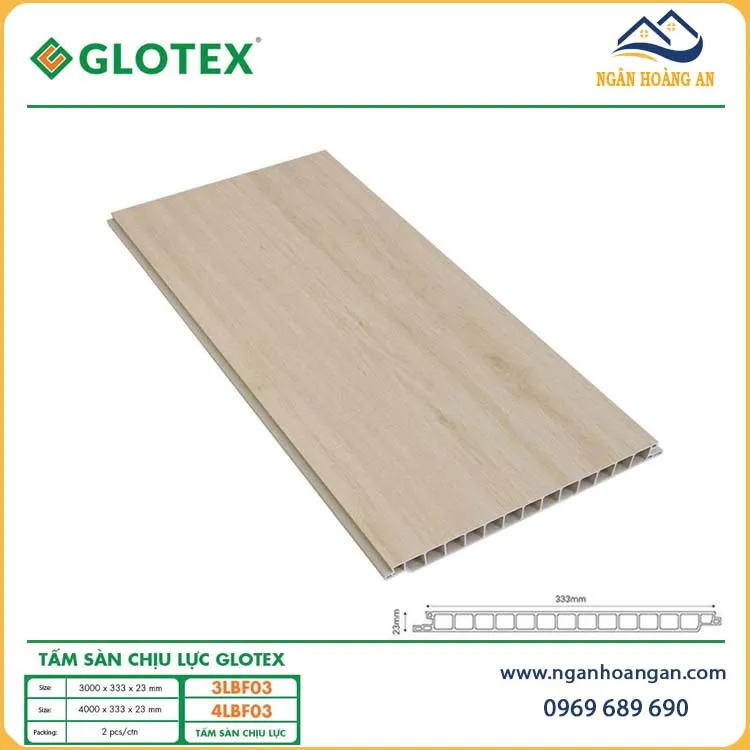 Sàn Nhựa Chịu Lực Làm Gác Xép Glotex 4LBF03