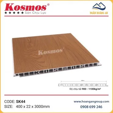 Tấm Sàn Nhựa Chịu Lực PVC Giả Gỗ Làm Gác Xép Kosmos SK44X3M