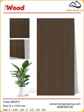 Tấm Sợi Than Tre Đa Năng Vân Gỗ iWood WEiR-9