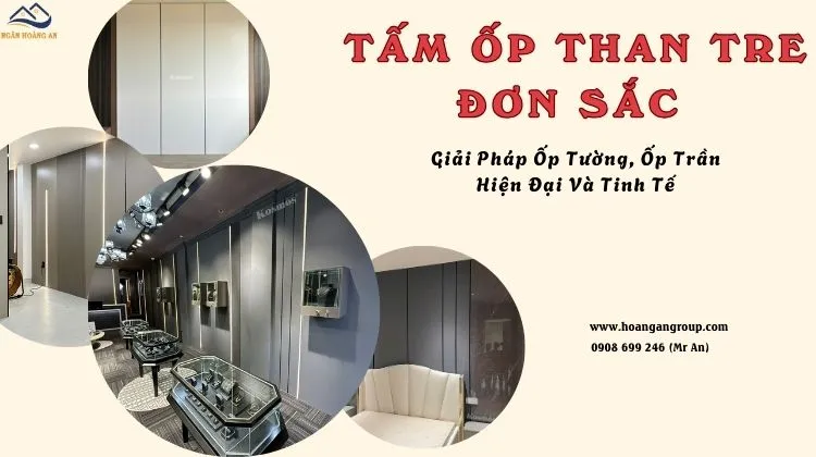 Tấm Than Tre Đơn Sắc – Giải Pháp Ốp Tường, Ốp Trần Hiện Đại Và Tinh Tế