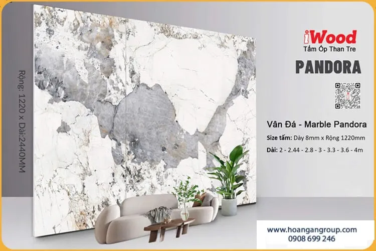 Tấm Ốp Tường Sợi Than Tre Đa Năng Pandora Iwood Tấm Ốp Tường Sợi Than Tre Đa Năng Pandora Iwood