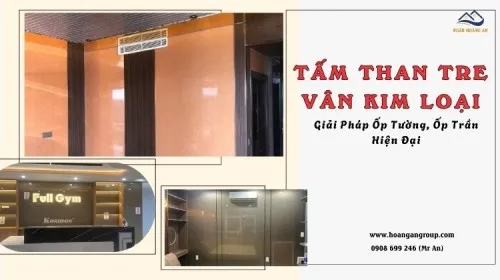 Tấm Than Tre Vân Kim Loại – Giải Pháp Ốp Tường, Ốp Trần Hiện Đại
