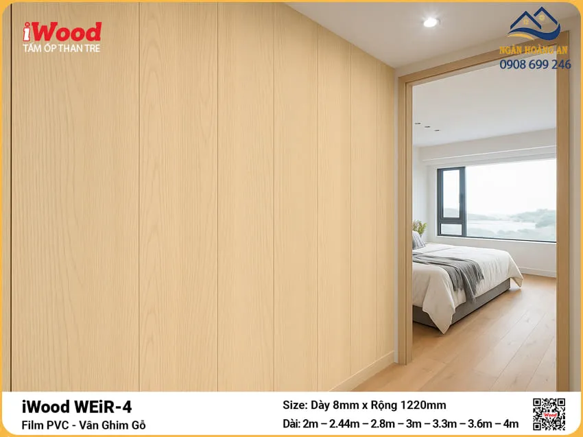 Tấm Than Tre WEiR-4 Vân Ghim Gỗ Ốp Trang Trí Nội Thất Tấm Than Tre WEiR-4 Vân Ghim Gỗ Ốp Trang Trí Nội Thất