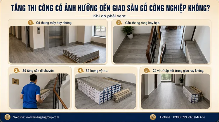 Tầng Thi Công Có Ảnh Hưởng Đến Giao Sàn Gỗ Công Nghiệp Không?